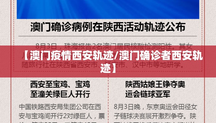 【澳门疫情西安轨迹/澳门确诊者西安轨迹】