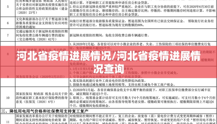 河北省疫情进展情况/河北省疫情进展情况查询