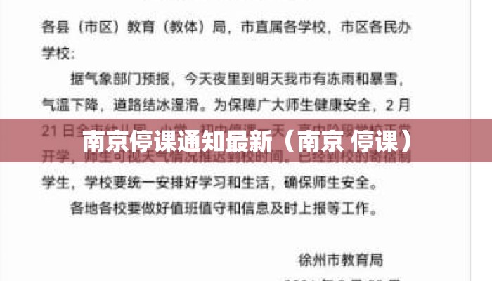 南京停课通知最新（南京 停课）