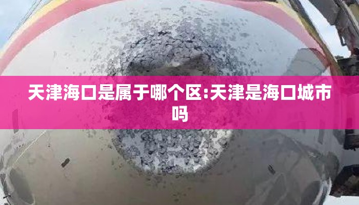 天津海口是属于哪个区:天津是海口城市吗