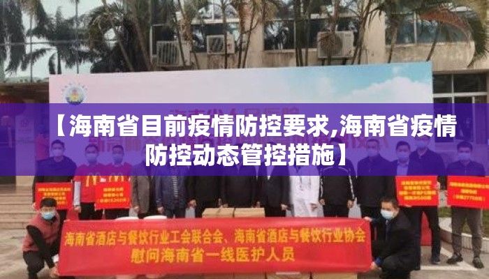【海南省目前疫情防控要求,海南省疫情防控动态管控措施】