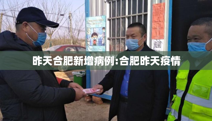 昨天合肥新增病例:合肥昨天疫情