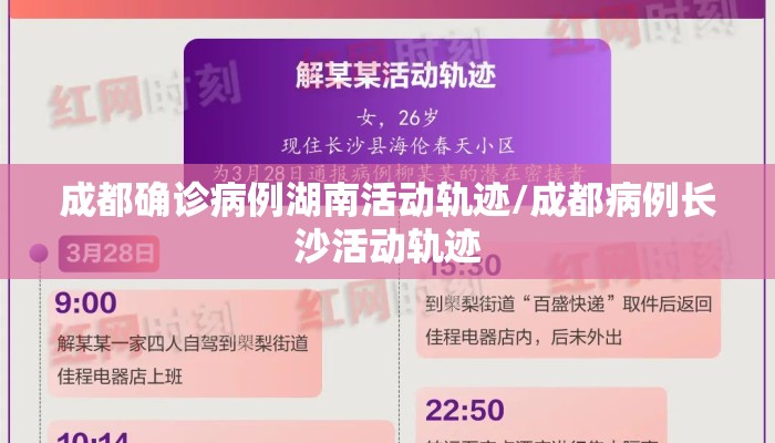 成都确诊病例湖南活动轨迹/成都病例长沙活动轨迹