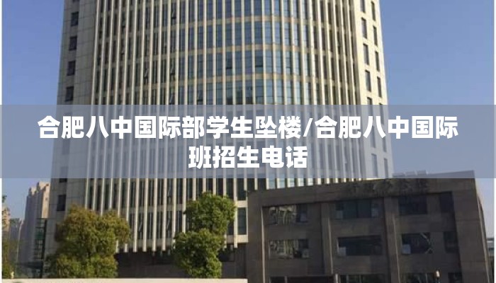 合肥八中国际部学生坠楼/合肥八中国际班招生电话