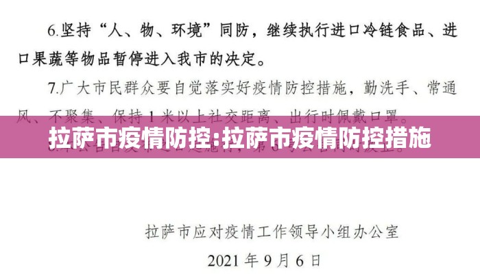 拉萨市疫情防控:拉萨市疫情防控措施
