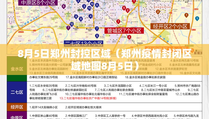 8月5日郑州封控区域（郑州疫情封闭区域地图8月5日）