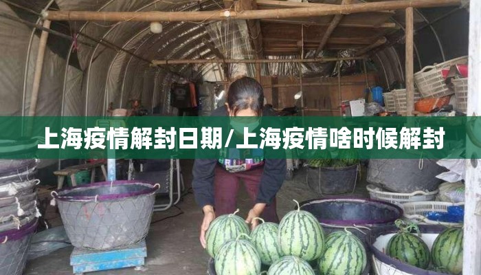上海疫情解封日期/上海疫情啥时候解封