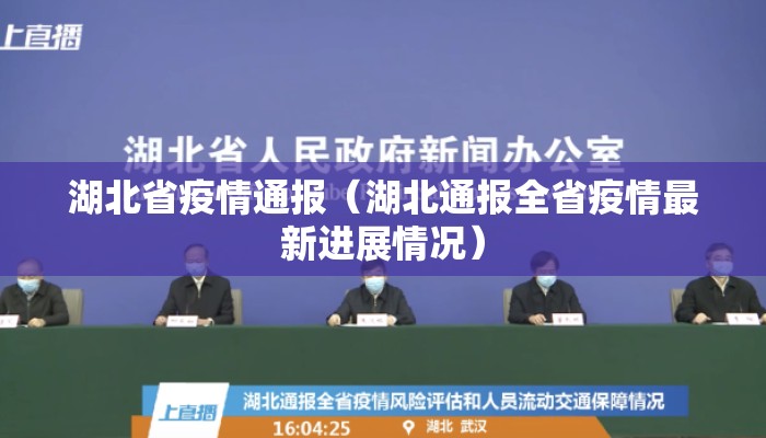 湖北省疫情通报（湖北通报全省疫情最新进展情况）