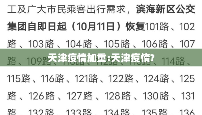 天津疫情加重:天津疫惰?