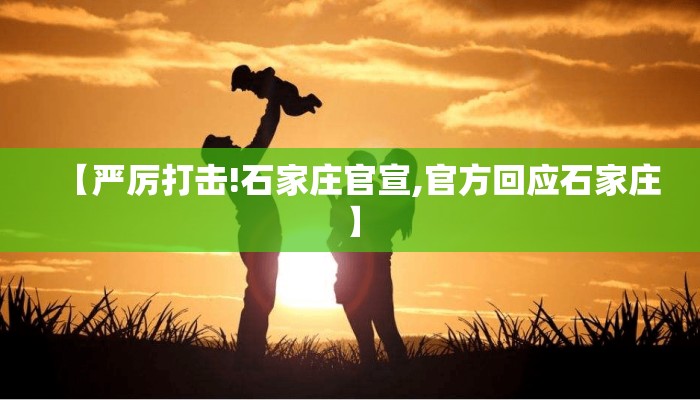 【严厉打击!石家庄官宣,官方回应石家庄】