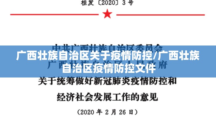 广西壮族自治区关于疫情防控/广西壮族自治区疫情防控文件
