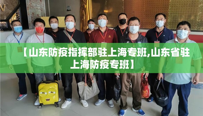 【山东防疫指挥部驻上海专班,山东省驻上海防疫专班】