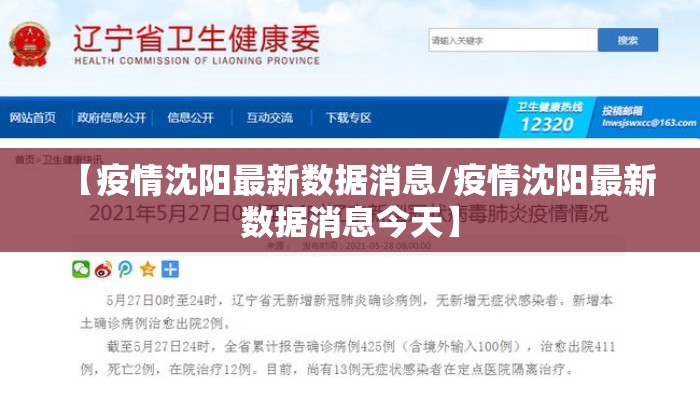 【疫情沈阳最新数据消息/疫情沈阳最新数据消息今天】