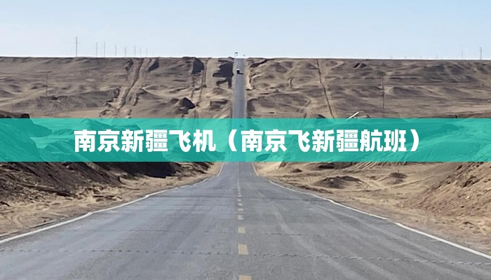南京新疆飞机（南京飞新疆航班）