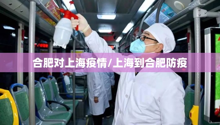 合肥对上海疫情/上海到合肥防疫