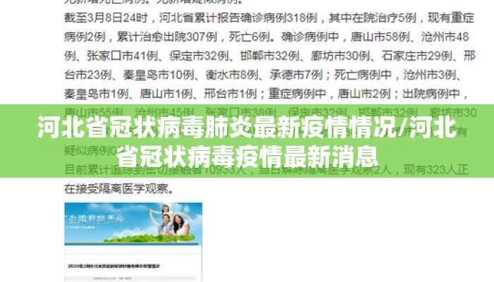 河北省冠状病毒肺炎最新疫情情况/河北省冠状病毒疫情最新消息