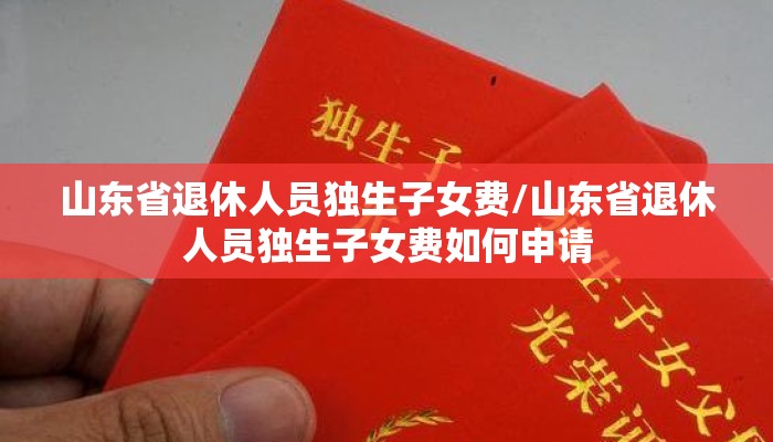 山东省退休人员独生子女费/山东省退休人员独生子女费如何申请