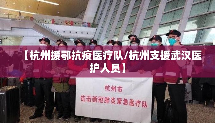 【杭州援鄂抗疫医疗队/杭州支援武汉医护人员】