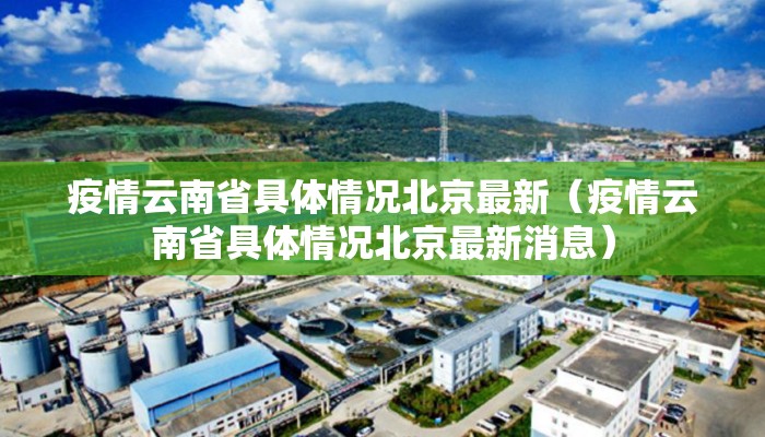疫情云南省具体情况北京最新（疫情云南省具体情况北京最新消息）