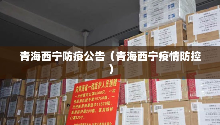 青海西宁防疫公告（青海西宁疫情防控）