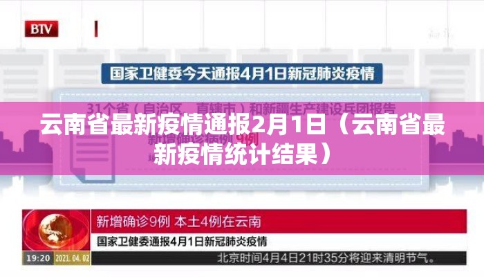 云南省最新疫情通报2月1日（云南省最新疫情统计结果）