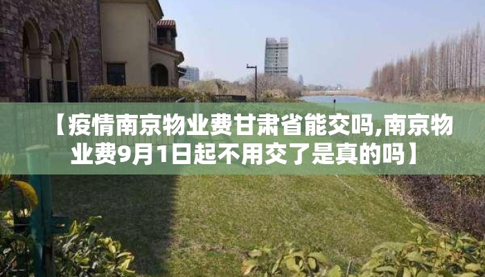 【疫情南京物业费甘肃省能交吗,南京物业费9月1日起不用交了是真的吗】