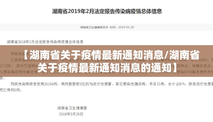【湖南省关于疫情最新通知消息/湖南省关于疫情最新通知消息的通知】