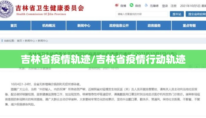 吉林省疫情轨迹/吉林省疫情行动轨迹