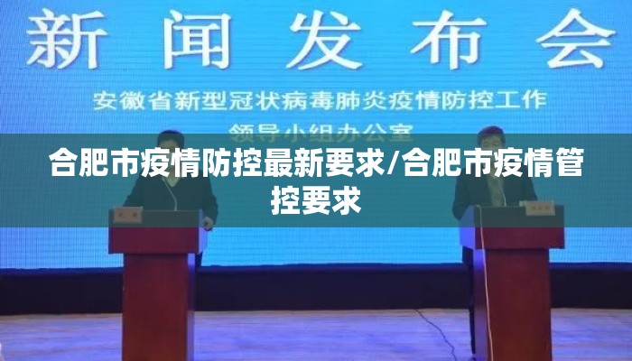 合肥市疫情防控最新要求/合肥市疫情管控要求