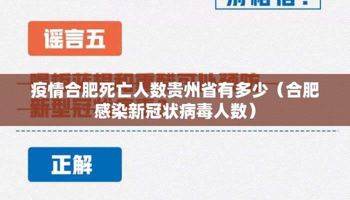 疫情合肥死亡人数贵州省有多少（合肥感染新冠状病毒人数）