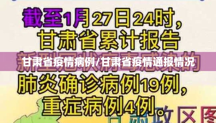 甘肃省疫情病例/甘肃省疫情通报情况