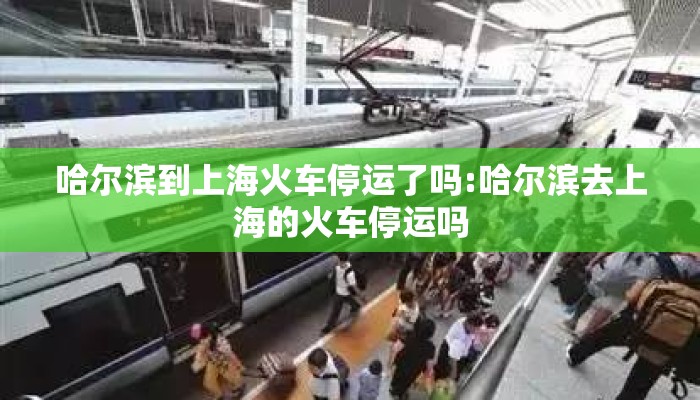 哈尔滨到上海火车停运了吗:哈尔滨去上海的火车停运吗