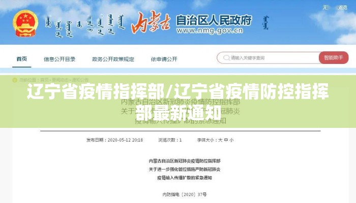 辽宁省疫情指挥部/辽宁省疫情防控指挥部最新通知