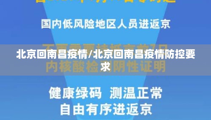 北京回南昌疫情/北京回南昌疫情防控要求