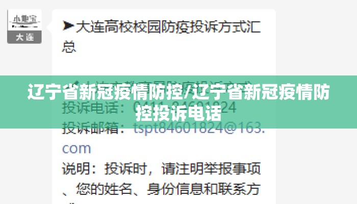 辽宁省新冠疫情防控/辽宁省新冠疫情防控投诉电话