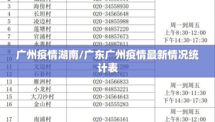 广州疫情湖南/广东广州疫情最新情况统计表