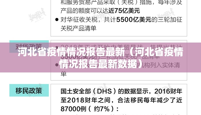 河北省疫情情况报告最新（河北省疫情情况报告最新数据）