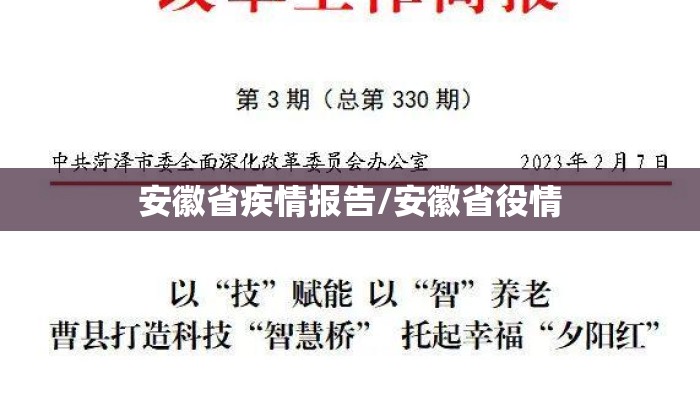 安徽省疾情报告/安徽省役情