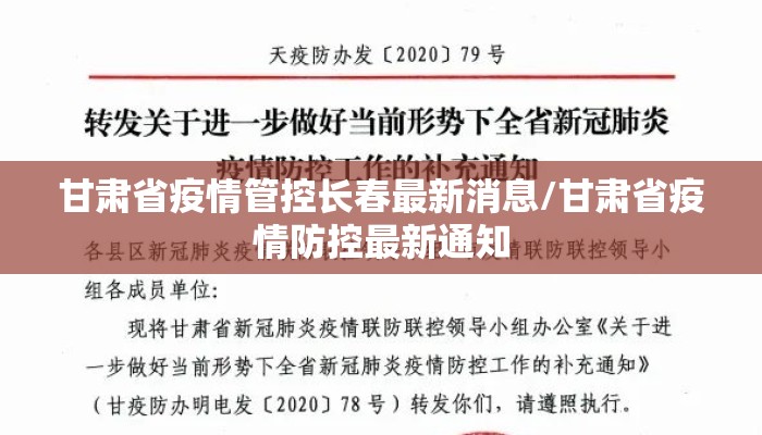 甘肃省疫情管控长春最新消息/甘肃省疫情防控最新通知