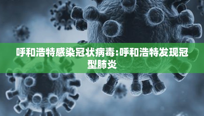 呼和浩特感染冠状病毒:呼和浩特发现冠型肺炎