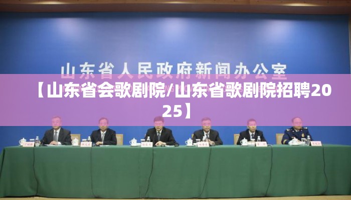 【山东省会歌剧院/山东省歌剧院招聘2025】