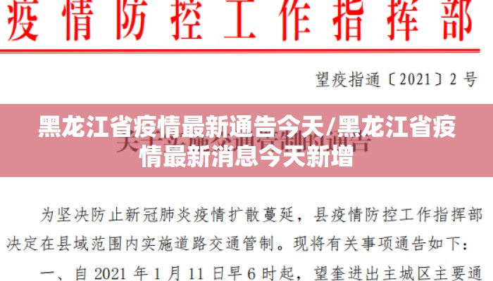 黑龙江省疫情最新通告今天/黑龙江省疫情最新消息今天新增