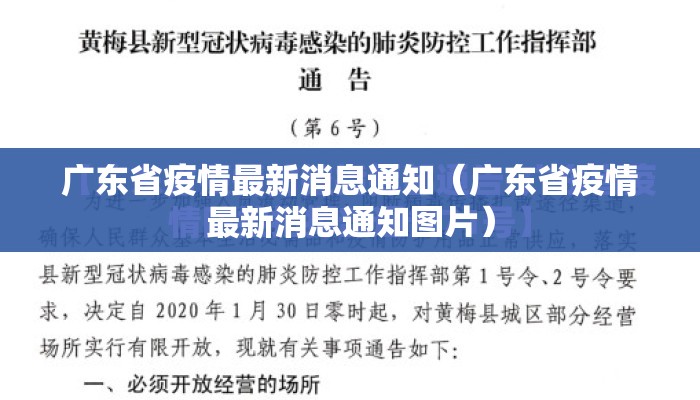 广东省疫情最新消息通知（广东省疫情最新消息通知图片）