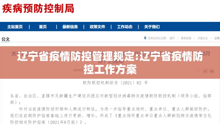 辽宁省疫情防控管理规定:辽宁省疫情防控工作方案