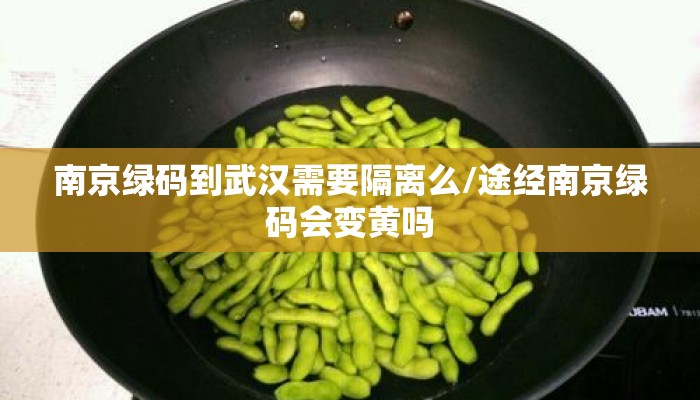 南京绿码到武汉需要隔离么/途经南京绿码会变黄吗