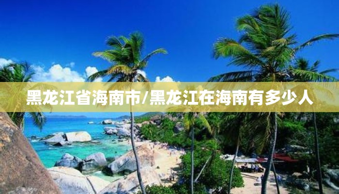 黑龙江省海南市/黑龙江在海南有多少人
