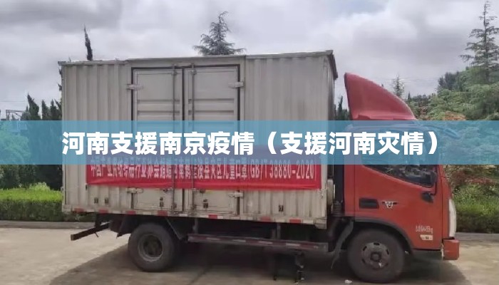 河南支援南京疫情（支援河南灾情）