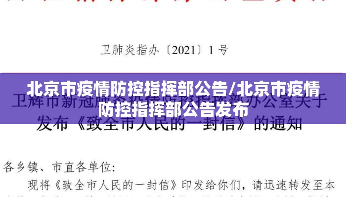 北京市疫情防控指挥部公告/北京市疫情防控指挥部公告发布