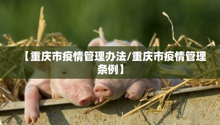 【重庆市疫情管理办法/重庆市疫情管理条例】