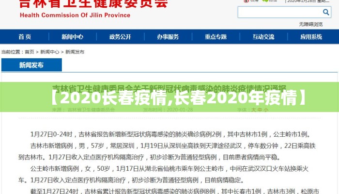 【2020长春疫情,长春2020年疫情】